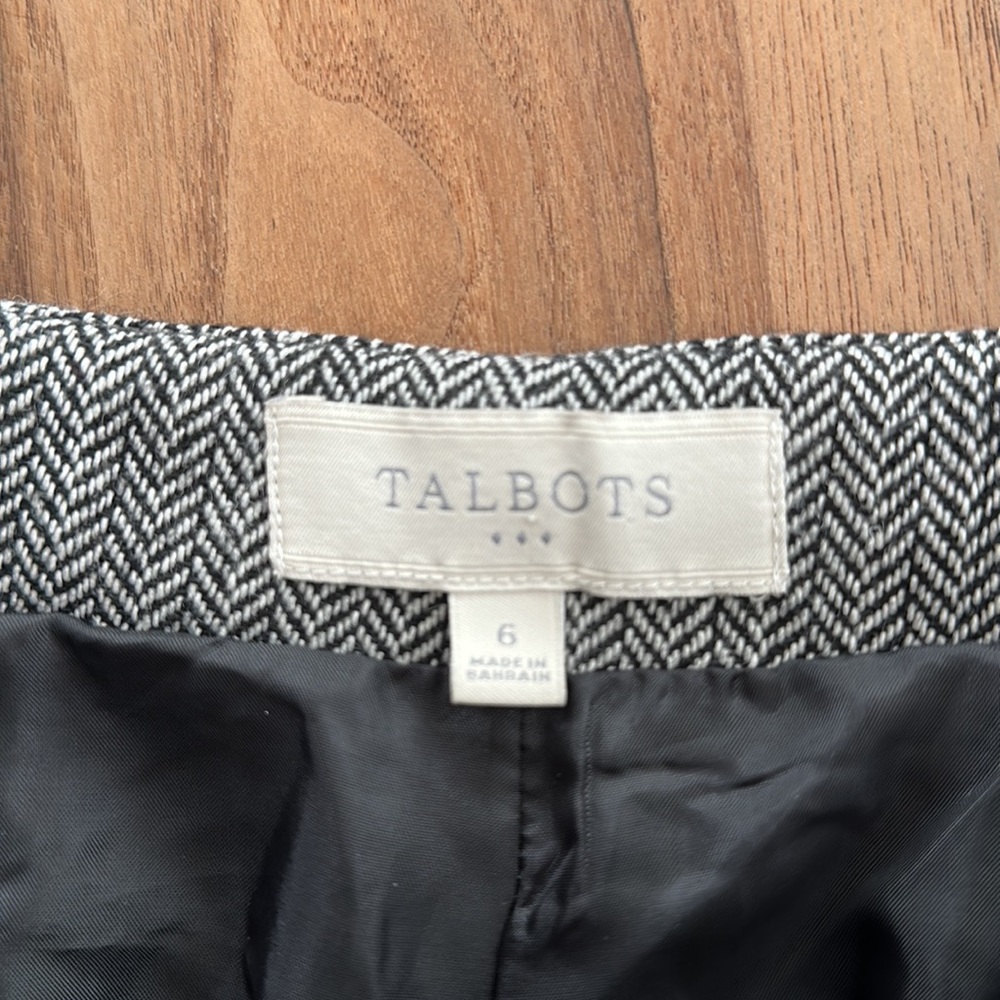 Talbots Herringbone Pattern Trousers - image 4